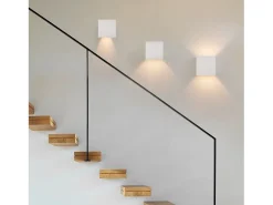 NETTLIFE Aplicación LED para Muro Int/Ext, Blanco Caliente IP65, para Casa, Dormitorio, Pasillo, Escalera