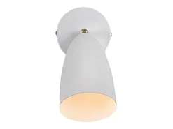NETTLIFE Aplicación mural interior blanca - punto de luz mural vintage para dormitorio retro GU10