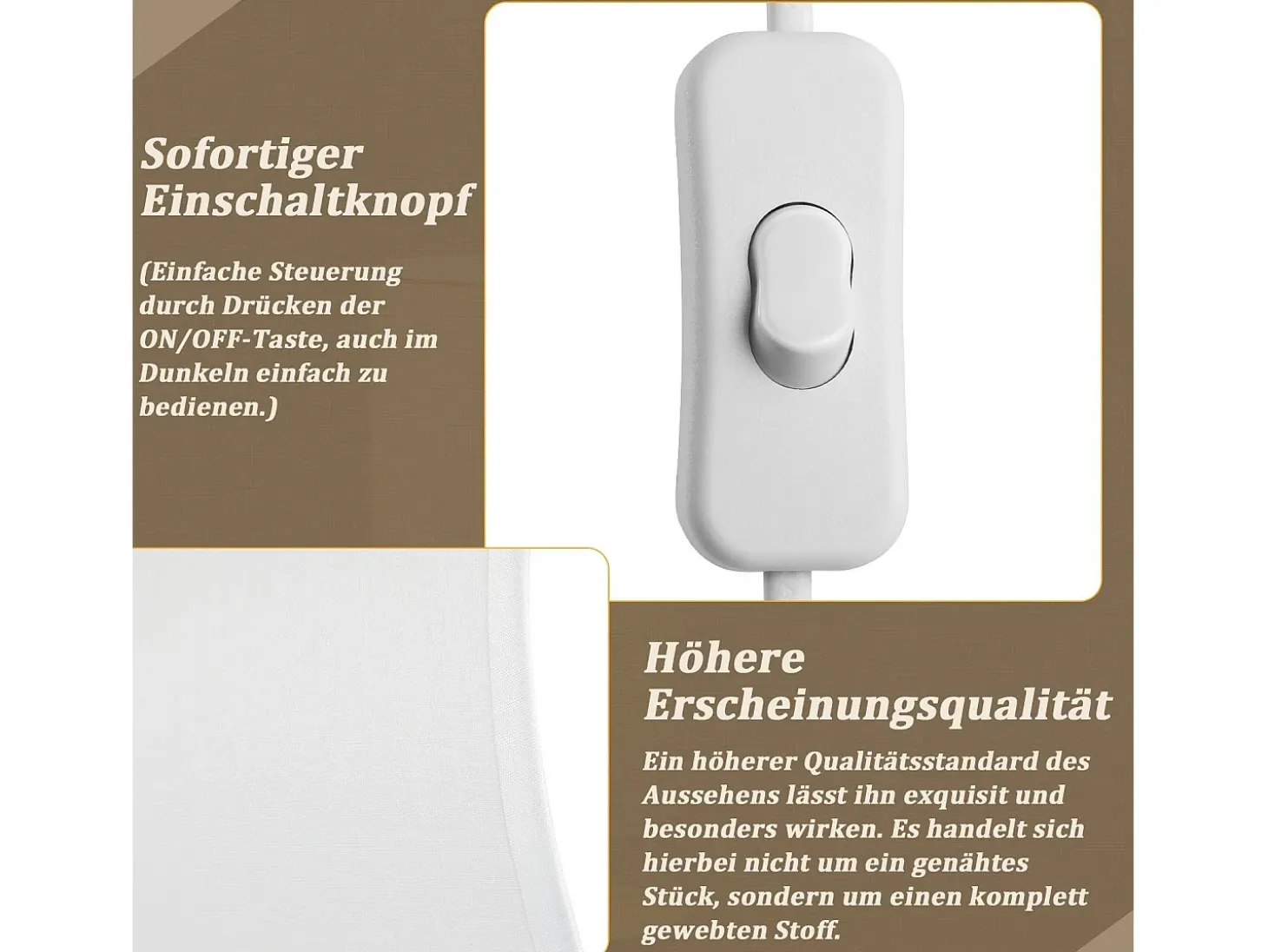 NETTLIFE Conjunto de 2 Lámparas de Mesa / Lámparas de Cabecera Modernas Blancas E27 Diseño de Metal, para Estudio.
