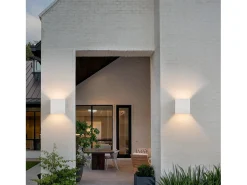 NETTLIFE Conjunto de 4 Lámparas LED para Muro Exteriores, Blanco Caliente IP65, para Casa, Dormitorio, Pasillo, Escalera