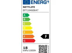 NETTLIFE Espejo con iluminación redonda Espejo de pared LED IP44 redondo 70cm con función de espejo táctil iluminado con luz regulable