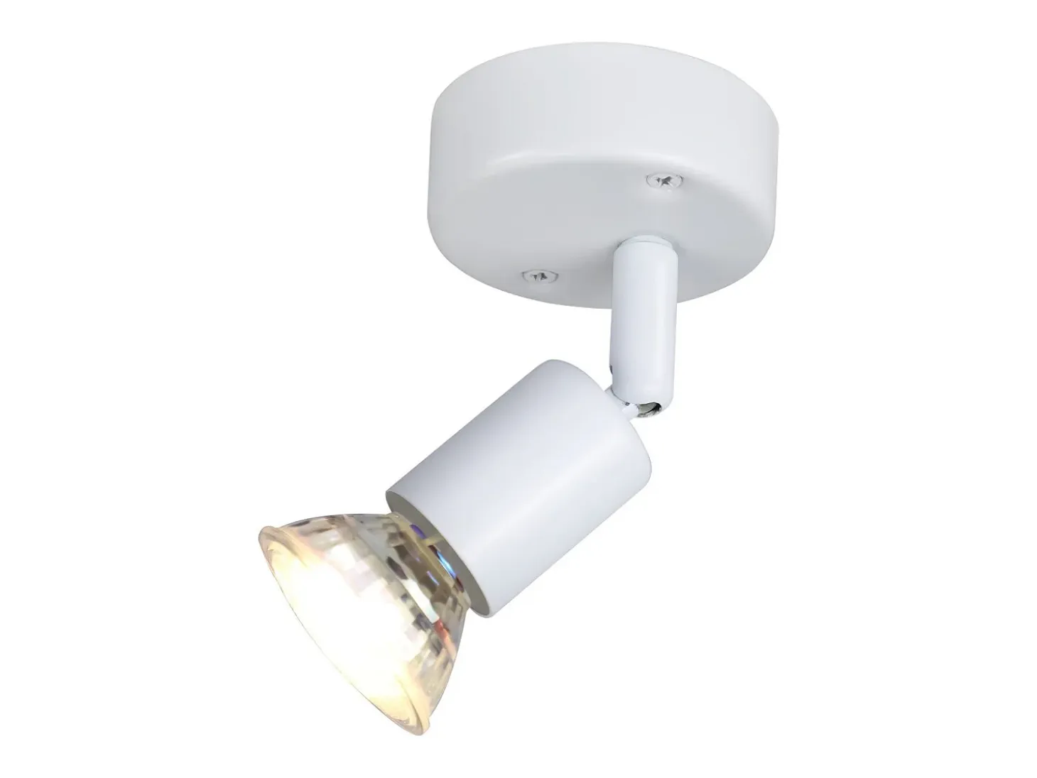 NETTLIFE Foco de techo LED orientable GU10 1 llama Focos de techo Salón industrial orientable