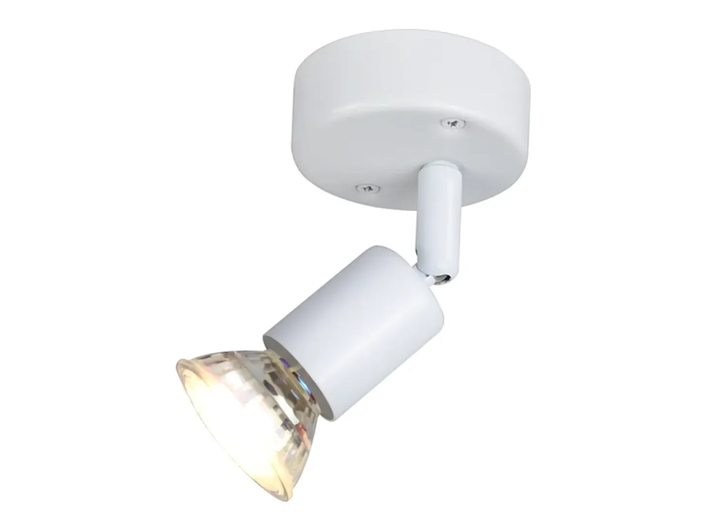 NETTLIFE Foco de techo LED orientable GU10 1 llama Focos de techo Salón industrial orientable