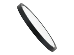 NETTLIFE LED - Iluminación de techo, plana, 18 cm - 15 W, negro, 6000 K - Iluminación moderna para la cocina, el pasillo, el dormitorio.