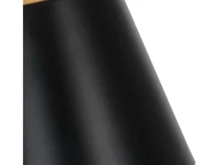 NETTLIFE Lámpara colgante vintage para comedor, 2 lámparas colgantes negras, lámpara colgante industrial E27, metal retro