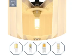 NETTLIFE Lámpara colgante vintage para mesa de comedor, lámpara colgante para salón, comedor, 3 luces, color blanco