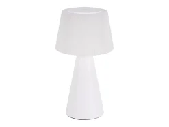 NETTLIFE Lámpara de mesa con batería, lámpara de noche LED - 3600 mhA inalámbrica, lámpara táctil regulable con batería blanca recargable por USB