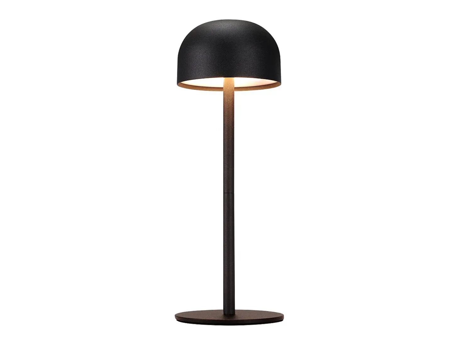NETTLIFE Lámpara de mesa LED inalámbrica: lámpara de mesa regulable táctil con 3 temperaturas de color USB