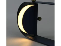 NETTLIFE Lámpara de Mesa LED Lámpara de Noche Inalámbrica - Luz Nocturna Portátil Brillo Ajustable 26 CM, Azul