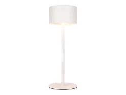 NETTLIFE Lámpara de mesa LED inalámbrica: lámpara de mesa regulable táctil con 3 temperaturas de color, altura ajustable, USB