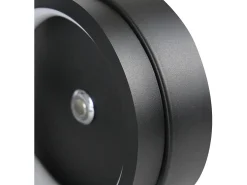 NETTLIFE lámpara de mesa LED regulable táctil para mesilla de noche, moderna de 12W con un diseño negro de 1,6 metros.