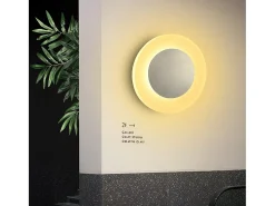 NETTLIFE lámpara de pared LED, lámpara de pared para interior, sala de estar, lámpara de pasillo diseño moderno lámpara escalera blanca cálida 3000K