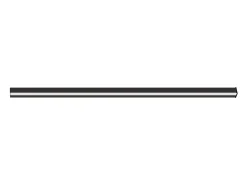 NETTLIFE Lámpara de pared LED negra, 100 CM, Iluminación moderna, Sala de estar, Pasillo, 32 W, Metal, Dormitorio