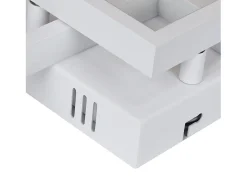 NETTLIFE Lámpara de Techo LED Regulable con Control Remoto 40W Metal Blanco Lámpara de Cocina de Diseño Moderno para Dormitorio Sala de Estar