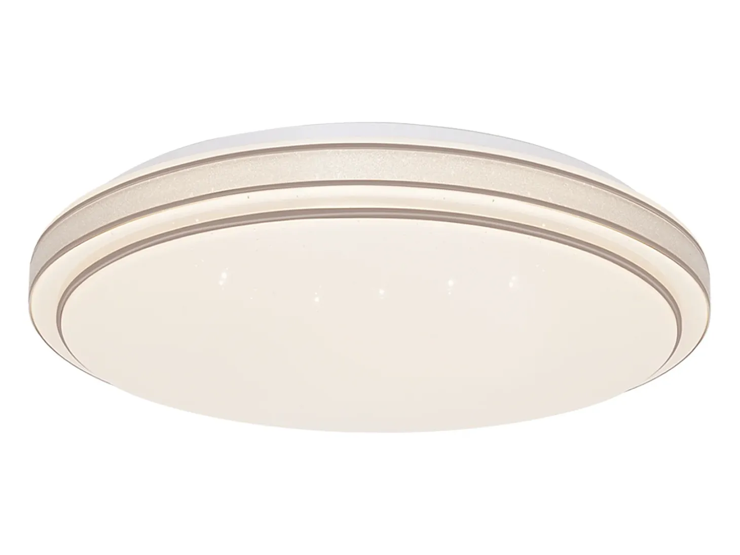 NETTLIFE Lámpara de Techo LED Ø 27 cm Lámpara Moderna de Cielo Estrellado para Dormitorio Lámpara Blanca Cálida de 12 W Lámpara Redonda de para