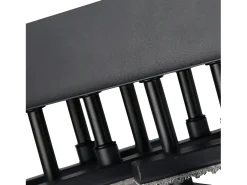 NETTLIFE Lámpara de Techo LED Lámpara de Salón Moderna Lámpara Negra de 50 cm con Control Remoto Lámpara de Cristal de 36 W para Dormitorio