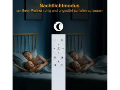 NETTLIFE Lámpara de Techo LED Metal Blanco 48W 80CM Lámpara de Salón Moderna Regulable con Diseño Rectangular para Dormitorio Infantil