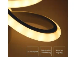 NETTLIFE Lámpara de Techo LED Negra 17W 3000K Lámpara de Moderna Diseño de Metal Geométrico Blanco Cálido para Entrada Dormitorio