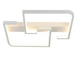 NETTLIFE Lámpara de techo LED moderna de 19 W, 30 cm, lámpara blanca cálida, diseño de 3000 K, para interior, dormitorio,, sala de estar, estudio