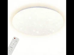 NETTLIFE Lámpara de Techo LED Cielo Estrellado Lámpara de Dormitorio Regulable con Control Remoto 37W Lámpara de Habitación Infantil 28cm para