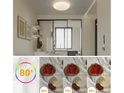 NETTLIFE Lámpara de Techo LED Cielo Estrellado Lámpara de Dormitorio Regulable con Control Remoto 37W Lámpara de Habitación Infantil 28cm para