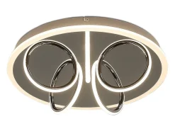 NETTLIFE Lámpara de Techo LED Luz de Salón Blanco Cálido 41W, 3000K, 43 x 12,5 cm Lámpara Moderna para Dormitorio Habitación de los Niños, Pasillo