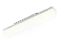 NETTLIFE Lámpara de techo LED para, larga, 40 cm, luz diurna, 18 W, luz de techo blanca neutra, para sótano, pasillo, oficina, garaje, dormitorio