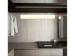 NETTLIFE Lámpara de techo LED para, larga, 40 cm, luz diurna, 18 W, luz de techo blanca neutra, para sótano, pasillo, oficina, garaje, dormitorio