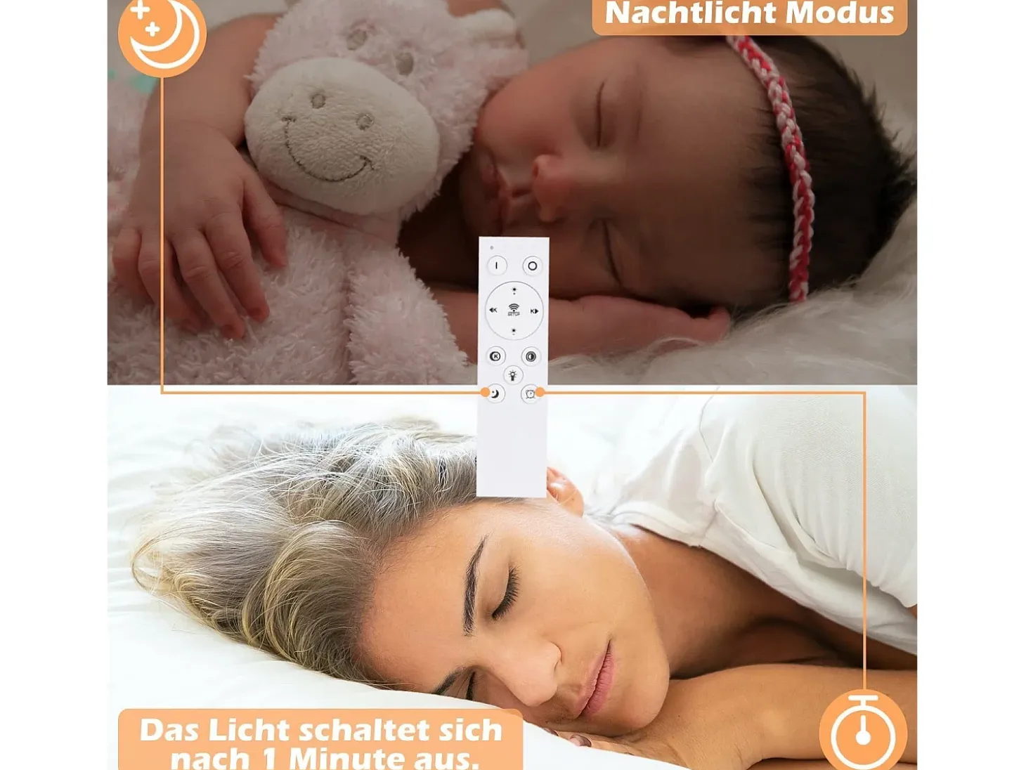 NETTLIFE Lámpara de Techo LED Negra Regulable 50W Lámpara de Salón de Diseño Moderno con Control Remoto de Metal para Comedor Cocina Dormitorio