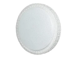 NETTLIFE Lámpara de Techo LED con Control Remoto Regulable 18W, Diámetro 30cm, Cielo Estrellado de Cristal Moderno, Adecuada para Dormitorio,