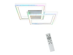 NETTLIFE Lámpara LED de techo para dormitorio, lámpara regulable moderna que cambia de Color RGB con Control remoto, sala de estar de 35W