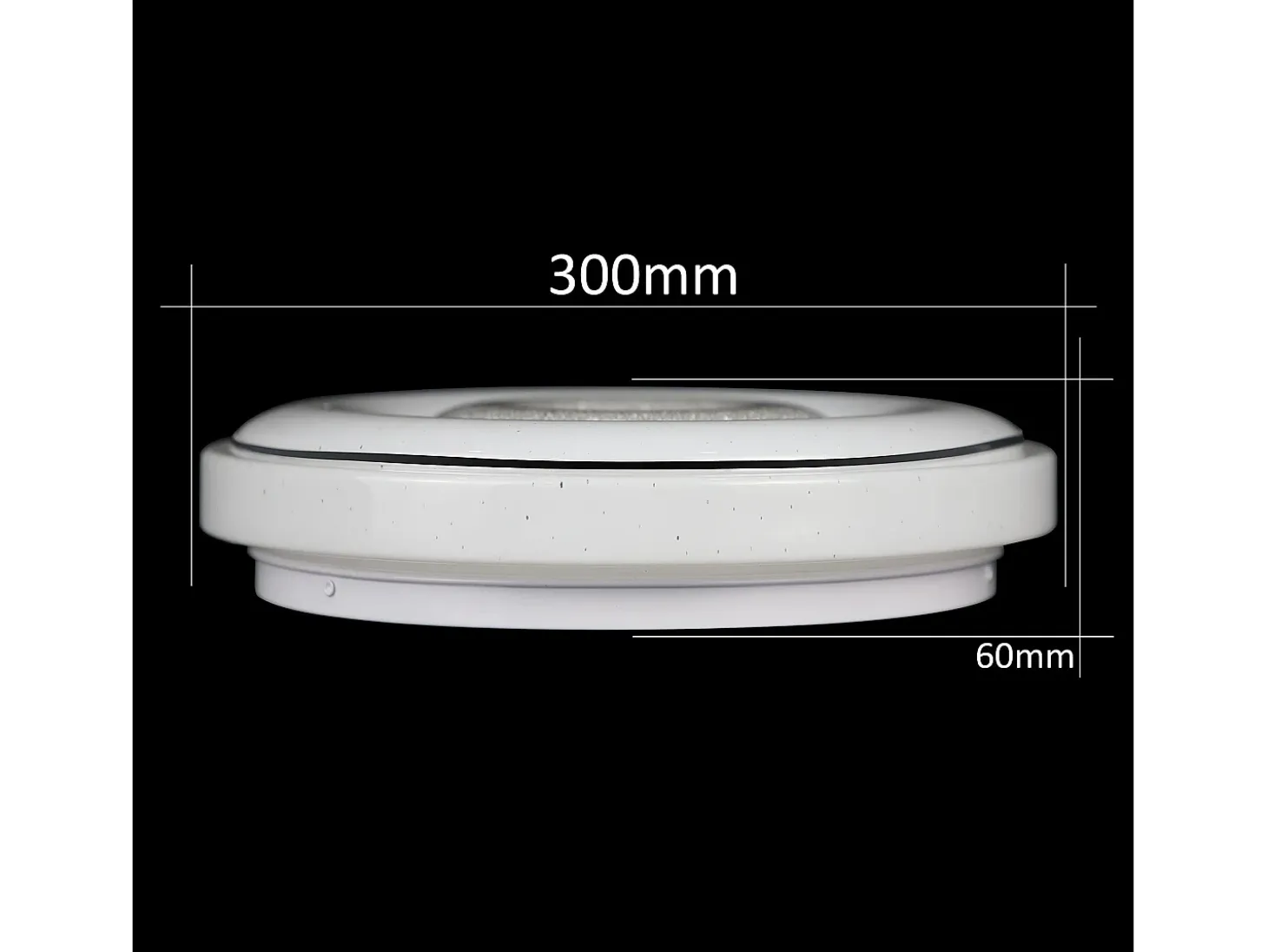NETTLIFE Lámpara LED Techo 18W, 30cm, Control Remoto, Redonda, Cocina, Dormitorio Cielo Estrellado, Escritorio, Sala, Pasillo