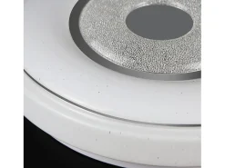 NETTLIFE Lámpara LED Techo 18W, 30cm, Control Remoto, Redonda, Cocina, Dormitorio Cielo Estrellado, Escritorio, Sala, Pasillo