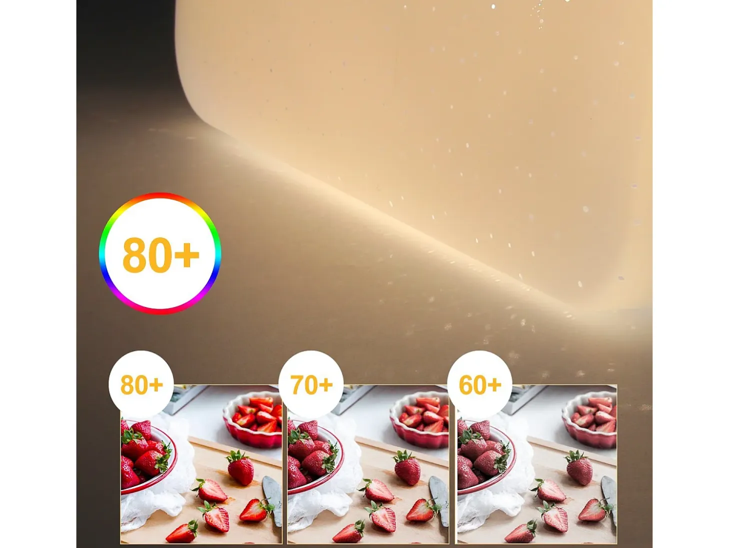 NETTLIFE Lámpara techo LED 15W, Dormitorio cielo estrellado 21cm, Blanca cálida, Estrella cuadrada, Decoración cocina, Niños, Oficina