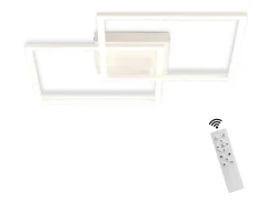 NETTLIFE Luz de Techo LED Regulable Sala de Estar Diseño Moderno con Control Remoto 52W Lámpara de Dormitorio de Cocina para Comedor Cocina