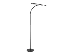 NETTLIFE Mesa de luz LED Salón Dimmable Negro - Moderna, 10W Táctil, Oficina con temporizador, Cama con cuello de cisne ajustable