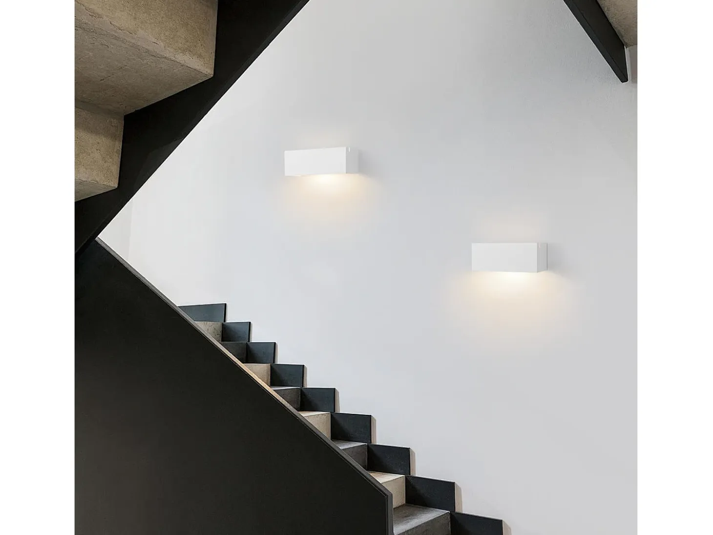 NETTLIFE Modern G9 Aplique de pared interior de yeso blanco para pasillo Escaleras arriba y abajo