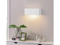 NETTLIFE Modern G9 Aplique de pared interior de yeso blanco para pasillo Escaleras arriba y abajo