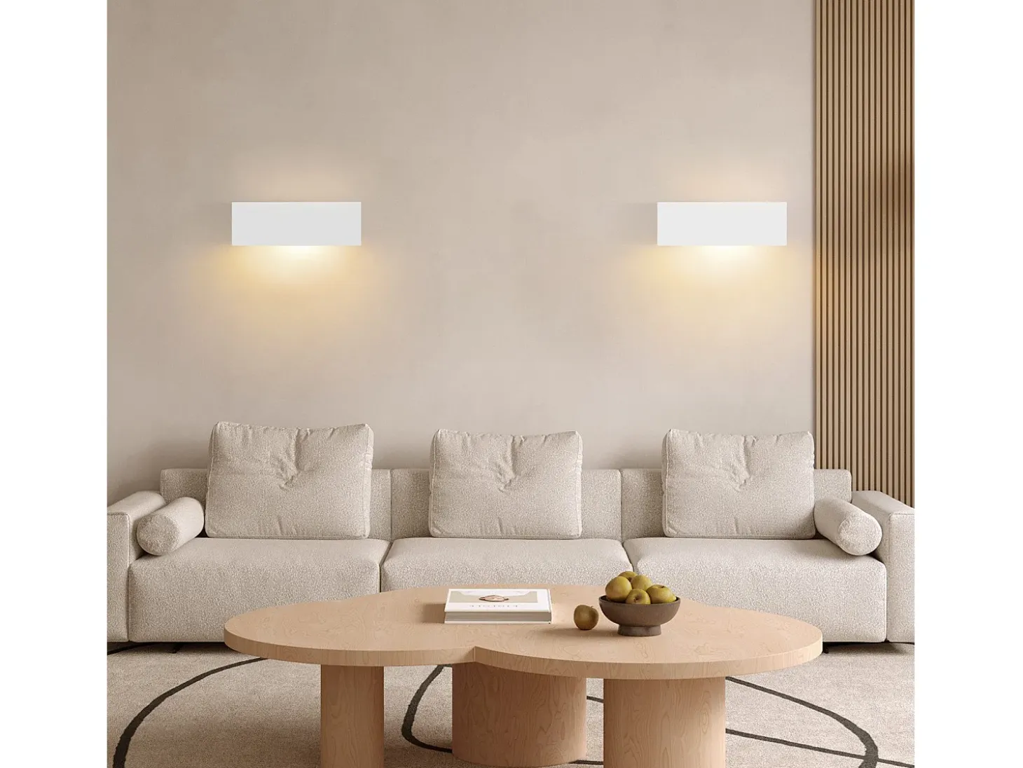NETTLIFE Modern G9 Aplique de pared interior de yeso blanco para pasillo Escaleras arriba y abajo