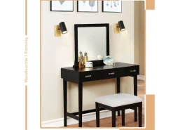 NETTLIFE Plafón 1 llama Madera - Negro Plafón de recibidor Metal Retro GU10 Pin de techo giratorio 350° Máx.40W
