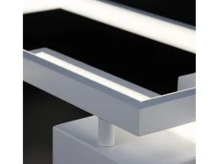 NETTLIFE Plafón LED con intensidad variable y mando a distancia, 63W, Blanco.