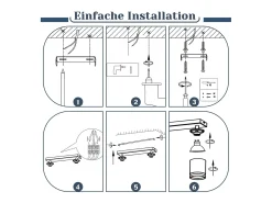 NETTLIFE Plafón LED de 2 llama - Plafón GU10 negro Foco giratorio Aplique de madera Foco de pared para salón dormitorio Sin bombilla