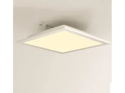 NETTLIFE Plafón LED para salón, panel de 60*60 cm, 40 W, plano, 3000 K.