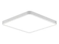 NETTLIFE Plafón LED Plano 23CM 6500K 18W Cuadrado Dormitorio Blanco LED Integrado Permanentemente