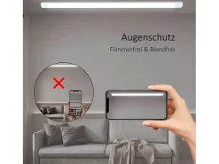 NETTLIFE Plafonero LED de 120 cm y 36 W, tubo de luz para habitaciones húmedas, 4000 K, lámpara para bodega, blanco neutro, ángulo de haz largo de 180°.