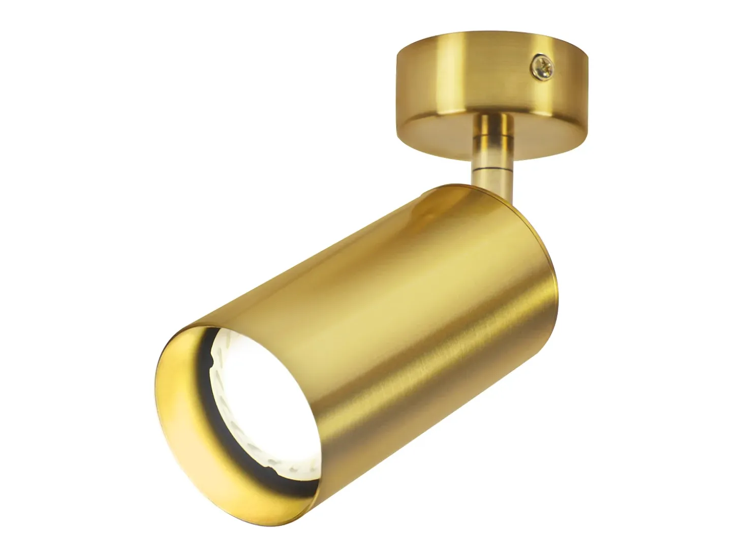 NETTLIFE Plafonero LED GU10 de techo, con spotlight rotativo 330°, metal, estilo vintage retro.