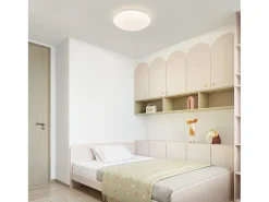 NETTLIFE Segunda lámpara de techo LED para la sala de estar - Ø 16,5 cm, 4000 K, 5 W, blanco neutro, para el pasillo, la habitación infantil.