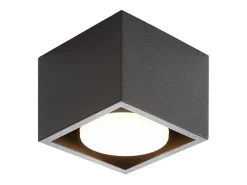 NETTLIFE Spot LED Luces de techo Negro GX53 MAX.5W Foco giratorio cuadrado para cocina Sala Comedor Pasillo