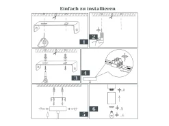 NETTLIFE Suspensión lámpara de suspensión negra E27 para cocina, vidrio negro, metal, 1 bombilla industrial moderna