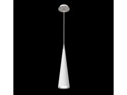 Nevill Lámpara Colgante de Techo Slim Blanca, 1 Luz, GU10